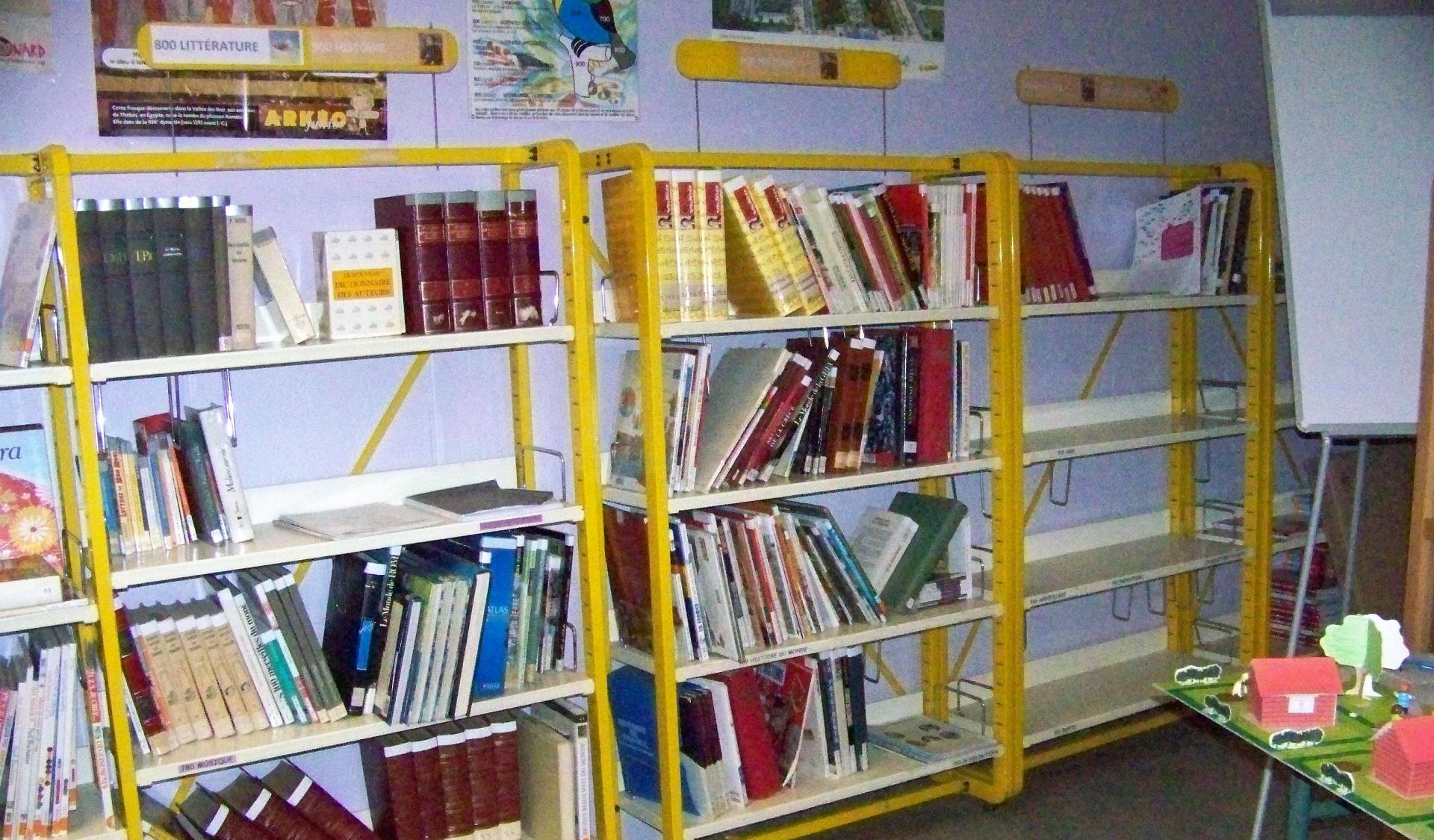 At the school library 6