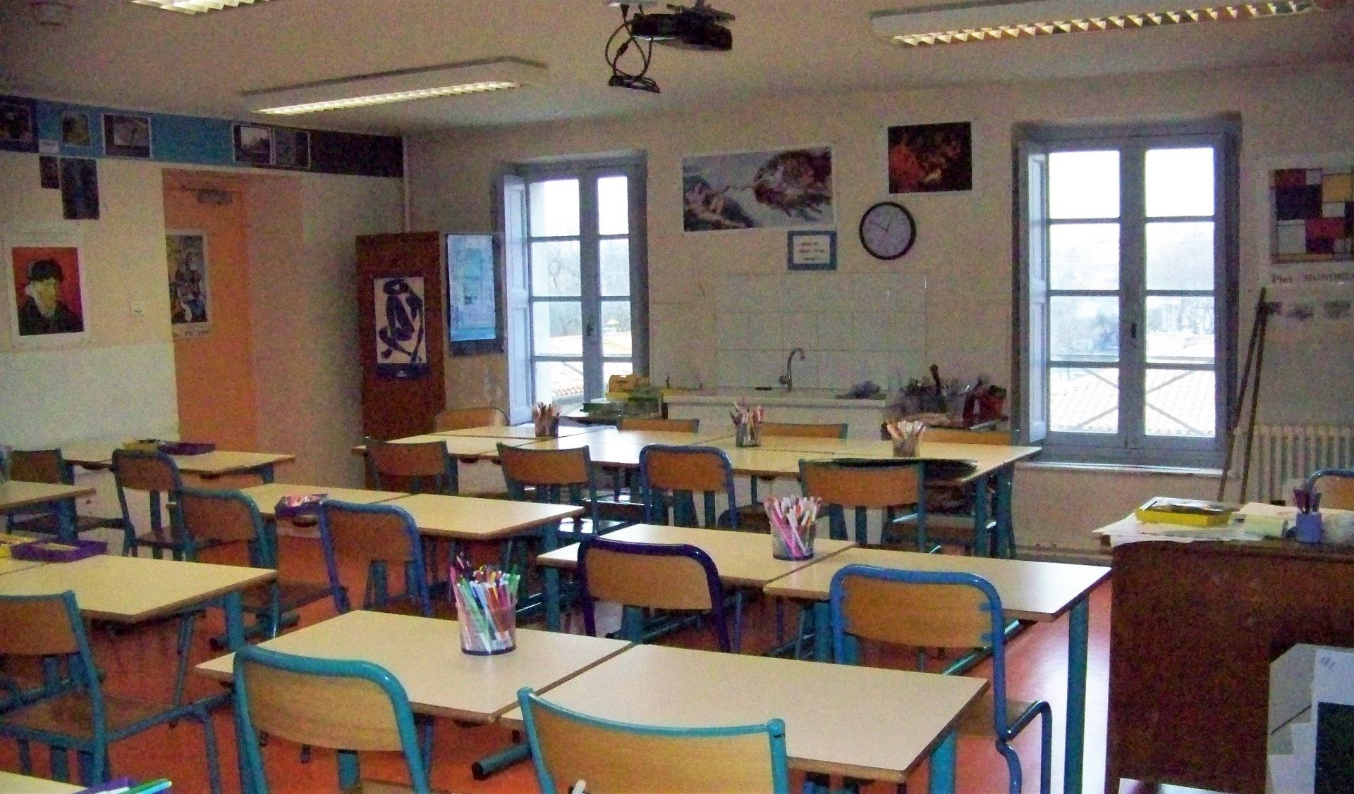 The art classroom