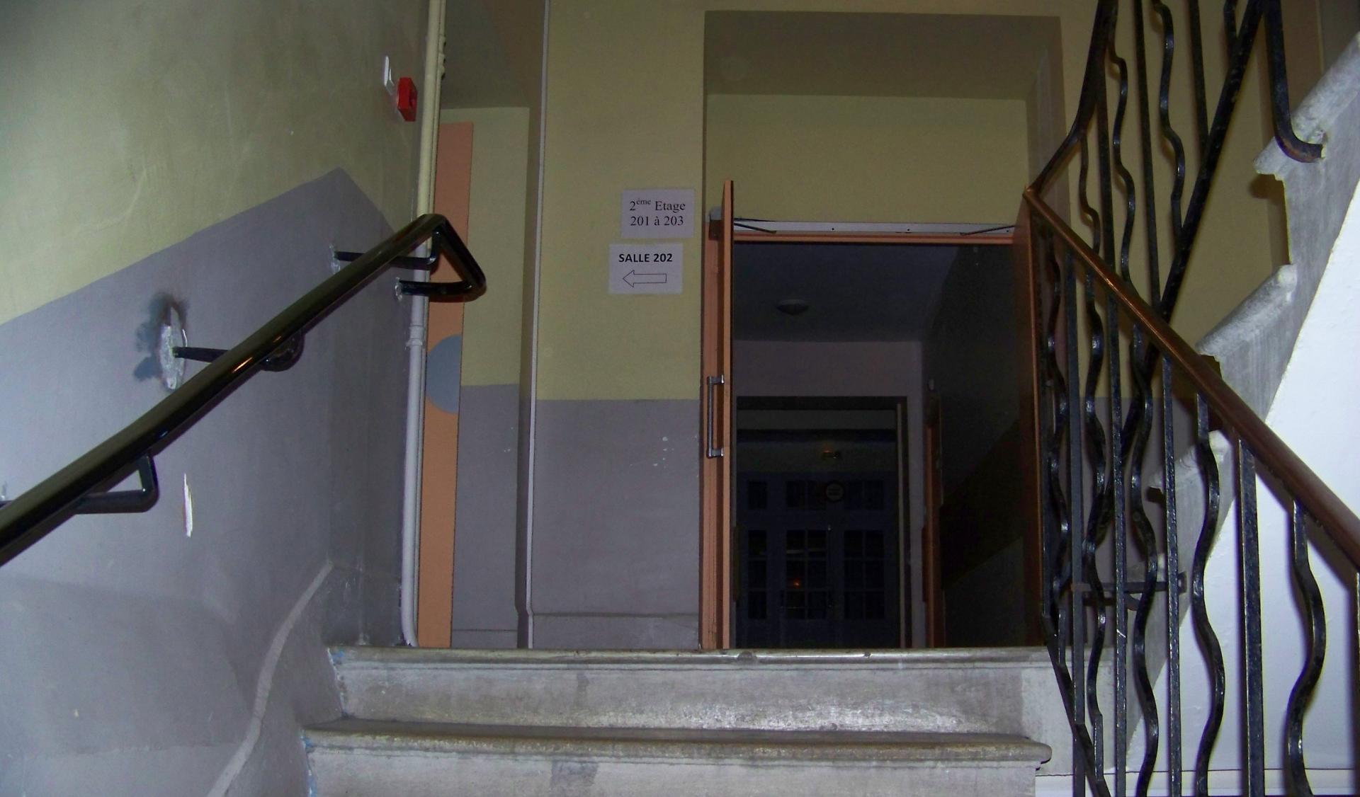 Second floor's stairs