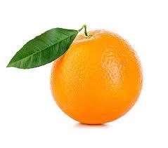 an orange